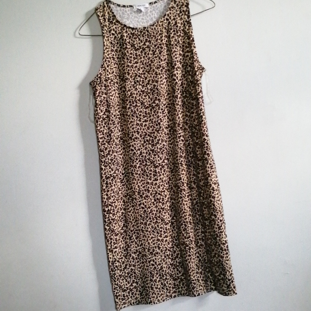 Cheetah print dress